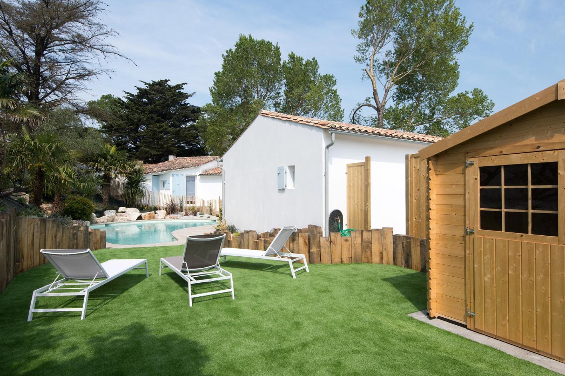 Tres Belle Villa Avec Piscine Le Bois-Plage-en-Ré エクステリア 写真